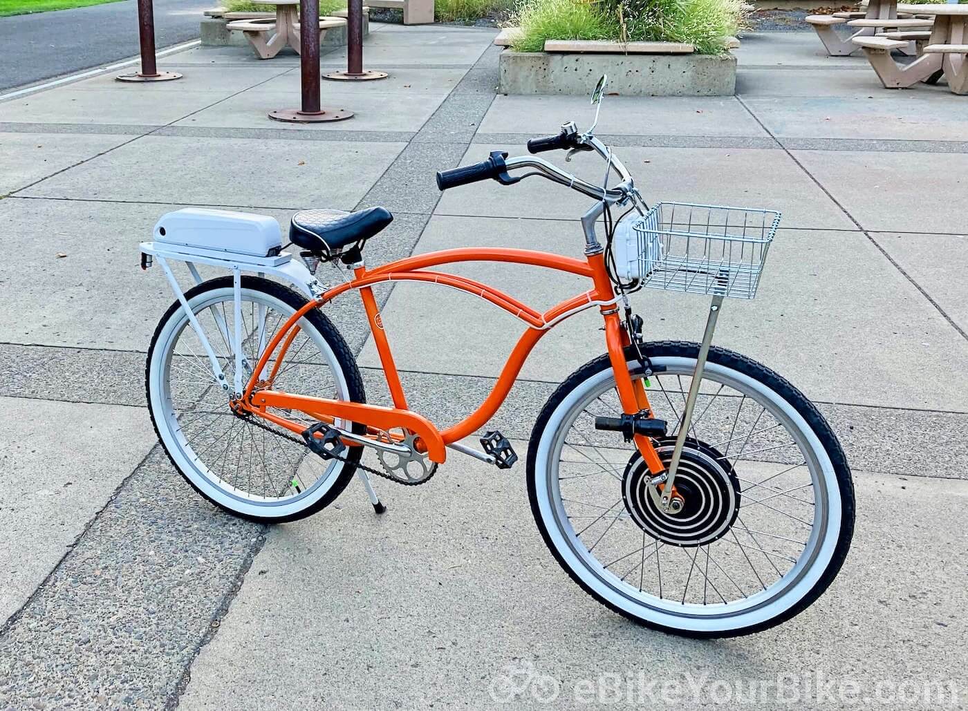 Completed Beach Cruiser eBike.. So Cool!